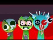 Žaidimas „Sprunki Music Scary Beat Box“ internete