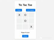 Žaidimas Klasikinis „Tic-tac-toe“.  internete