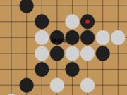 Žaidimas Gomoku: penki akmenys iš eilės  internete