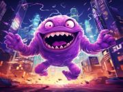 Žaidimas Dėlionė „Grimace Shake“.  internete