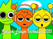 Žaidimas „Sprunki Escape Incredibox 2025“ internete