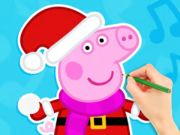 Žaidimas Spalvinimo knyga: Peppa Pig Snowman  internete