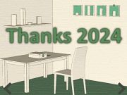 Žaidimas Ačiū 2024 m  internete