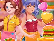 Žaidimas „Teen American Diner“.  internete