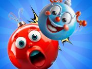 Žaidimas Sujunkite Balls Naujųjų Metų žaislus 3D formatu!  internete