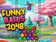 Žaidimas Juokingi kamuoliai 2048  internete
