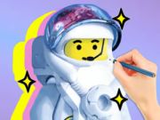 Žaidimas Spalvinimo knyga: LEGO Astronautas  internete