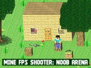Žaidimas Mine FPS šaulys: Noob Arena  internete