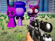 Žaidimas Sprunki Sniper Squid žaidimas  internete