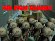 Žaidimas Bėk nuo zombių!  internete