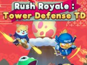 Žaidimas Rush Royale: bokšto gynyba TD  internete
