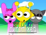 Žaidimas „Sprunki Pyramixed“  internete