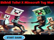 Žaidimas Skibidi tualetas x „Minecraft“ vilkimo karas  internete