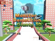 Žaidimas Monstrų griovimo milžinai 3D  internete
