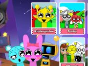 Žaidimas „Incredibox“ vakarėlis užšaldytas „Spunki Beat“  internete