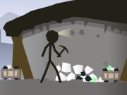 Žaidimas „Stickman“ kasybos simuliatorius  internete