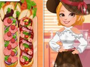 Žaidimas „Roxie's“ virtuvės prancūziškos duonos pica  internete