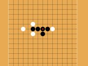 Žaidimas Gomoku penki akmenys iš eilės  internete