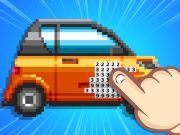 Žaidimas „Pixel Fun“ spalva pagal skaičių  internete