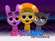 Žaidimas „Sprunki Retrowave“  internete