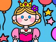 Žaidimas Spalva pagal kodą: mažoji princesė  internete