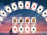 Žaidimas Pusmėnulio solitairas  internete
