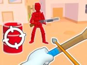 Žaidimas „Stickman Archer“ šaudymo strėlės raudonaisiais  internete