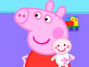 Žaidimas Dėlionės dėlionė: „Peppa Pig New Baby“  internete