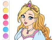 Žaidimas Spalvinimo knyga: „Princess Prom“ suknelė  internete