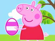 Žaidimas Jigsaw dėlionė: „Peppa Pig“ velykiniai kiaušiniai  internete
