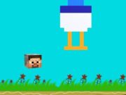 Žaidimas Vištienos žokėjas „Flappy Minecraft“ internete