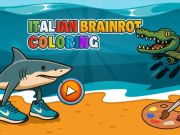 Žaidimas Italijos „Brainrot“ dažymas internete