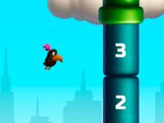 Žaidimas „Flappy Skebob“ matematikos paukštis internete