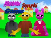 Žaidimas „Sprunki 1996“ žmogaus versija internete