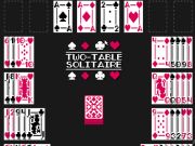 Žaidimas Dviejų stalų solitaire internete