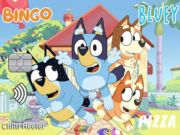 Žaidimas „Jigsaw“ galvosūkis: „Bluey“ kreditinė kortelė internete