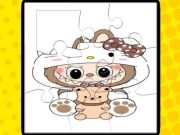 Žaidimas „Labubu Jigsaw“ galvosūkiai vaikų žaidimui internete