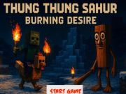 Žaidimas Thung Thung Sahur degantis noras internete