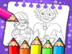 Žaidimas Miraculous Ladybug Coloring Book internete