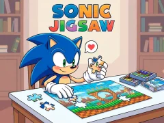 Žaidimas Sonic Jigsaw internete