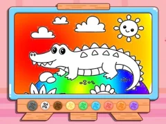 Žaidimas Coloring Book: Crocodile internete