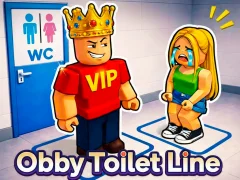 Žaidimas Obby Toilet Line internete