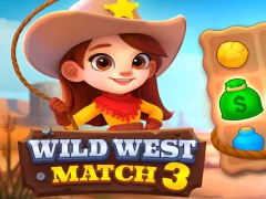 Žaidimas Wild West Match 3 internete