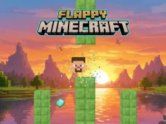 Žaidimas Flappy Minecraft internete