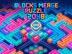 Žaidimas Blocks Merge Puzzle 2048 internete