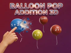 Žaidimas Balloon Pop Addition 3D internete