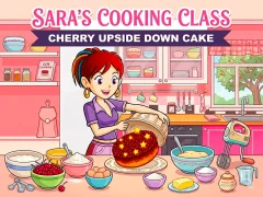 Žaidimas Sara’s Cooking Class: Cherry Upside Down Cake internete