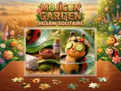Žaidimas Mojicon Garden Jigsaw Solitaire! internete