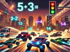 Žaidimas Mathematics Racing internete