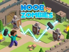 Žaidimas Noob vs Zombies internete